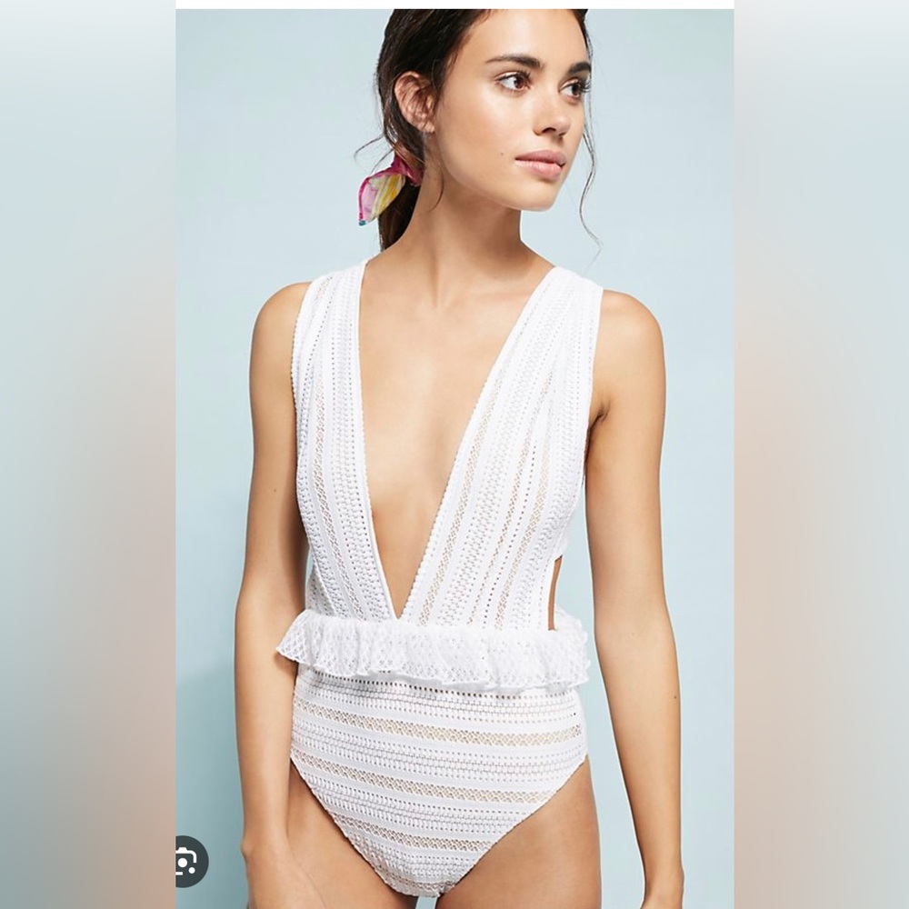 Nightcap clothing women’s swim Bardot One Piece size 3 (M) color dove